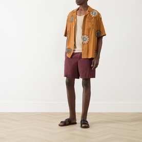 Embroidery Bowling Shirt