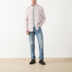 Logo Stripe Oxford Shirt