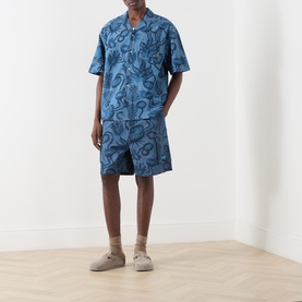 Printed Chambray Shirt