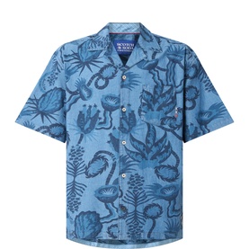 Printed Chambray Shirt