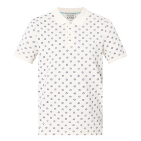 Microprint Polo Shirt