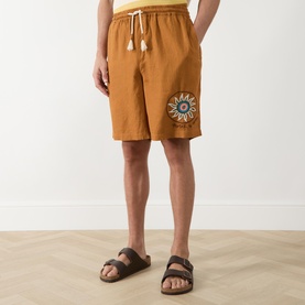 Embroidered Bermuda Shorts