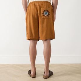 Embroidered Bermuda Shorts
