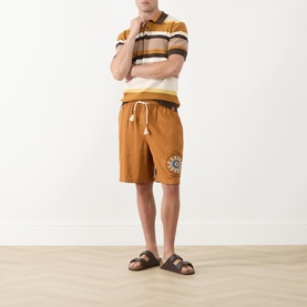 Embroidered Bermuda Shorts