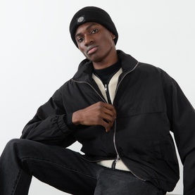 Logo Patch Beanie Hat