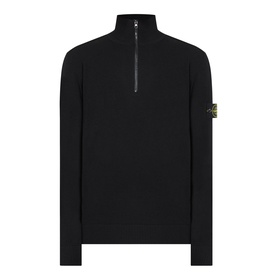 Logo Half-Zip Sweater