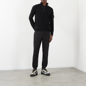 Logo Half-Zip Sweater