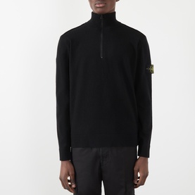 Logo Half-Zip Sweater
