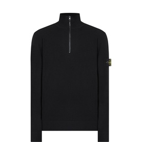 Logo Half-Zip Sweater