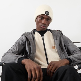 Logo Patch Beanie Hat