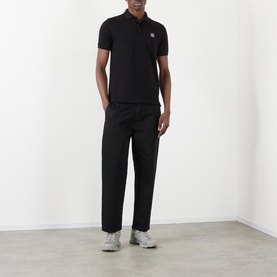 Logo Patch Polo Shirt