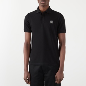 Logo Patch Polo Shirt