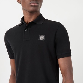 Logo Patch Polo Shirt