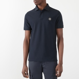 Logo Patch Polo Shirt