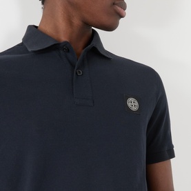 Logo Patch Polo Shirt