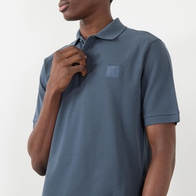 Tonal Badge Polo Shirt
