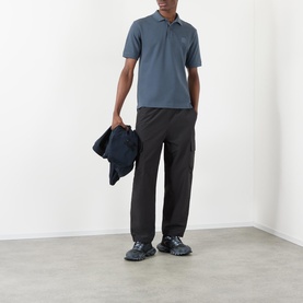 Tonal Badge Polo Shirt