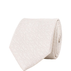 Ginesio Bamboo Leaves Silk Tie