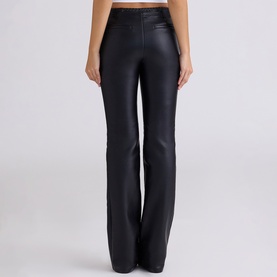 Adara Faux Leather Flared Trousers