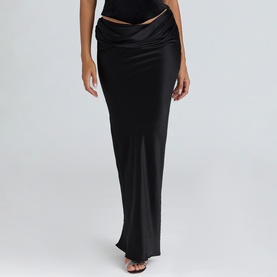 Beau Draped Slip Skirt