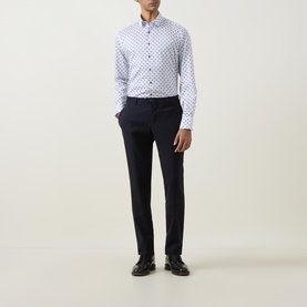 Geometric Single-Cuff Shirt