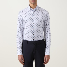 Geometric Single-Cuff Shirt