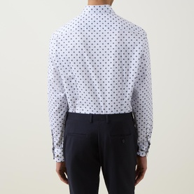 Geometric Single-Cuff Shirt