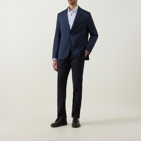 Geometric Single-Cuff Shirt