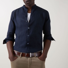 Linen Grandad Shirt