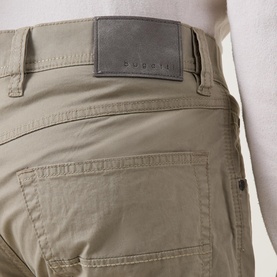 Broken Twill Straight Leg Trousers