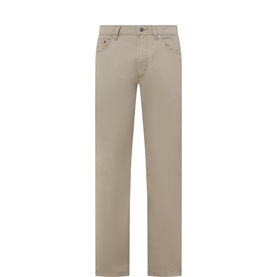Broken Twill Straight Leg Trousers
