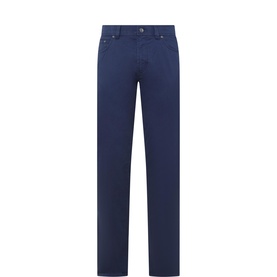 Broken Twill Straight Leg Trousers