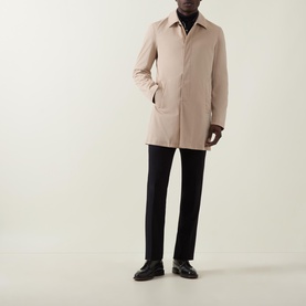 Turned-Down Collar Waterproof Coat