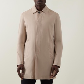 Turned-Down Collar Waterproof Coat
