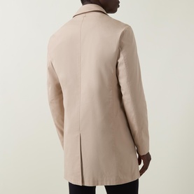 Turned-Down Collar Waterproof Coat