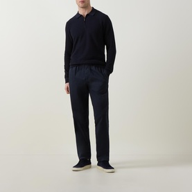 Structure Knit Polo Shirt