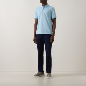 Double Tipped Logo Polo Shirt