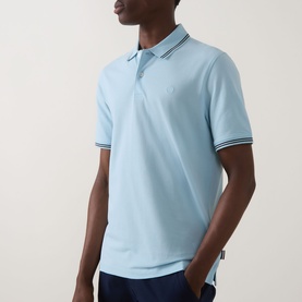 Double Tipped Logo Polo Shirt