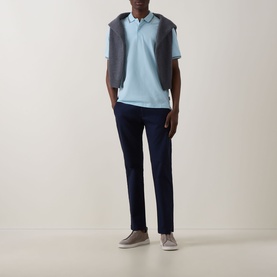 Double Tipped Logo Polo Shirt