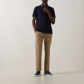 Double Tipped Logo Polo Shirt