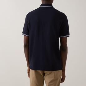 Double Tipped Logo Polo Shirt