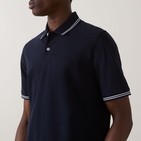 Double Tipped Logo Polo Shirt
