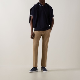 Double Tipped Logo Polo Shirt