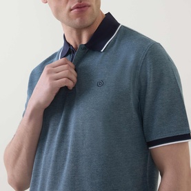 Tipped Logo Polo Shirt