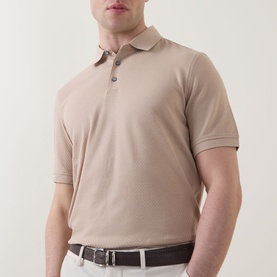 Weave Textured Polo Shirt