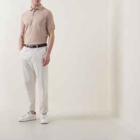 Weave Textured Polo Shirt