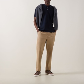 Textured Weave Polo Shirt