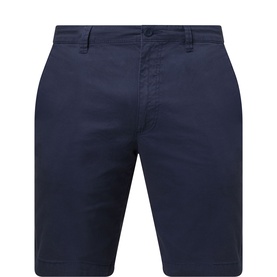 Twill Slim-Leg Shorts