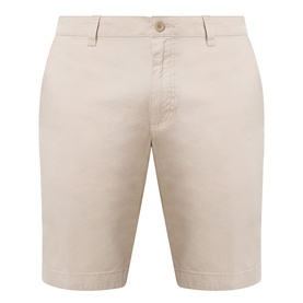 Twill Slim-Leg Shorts
