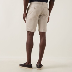 Twill Slim-Leg Shorts